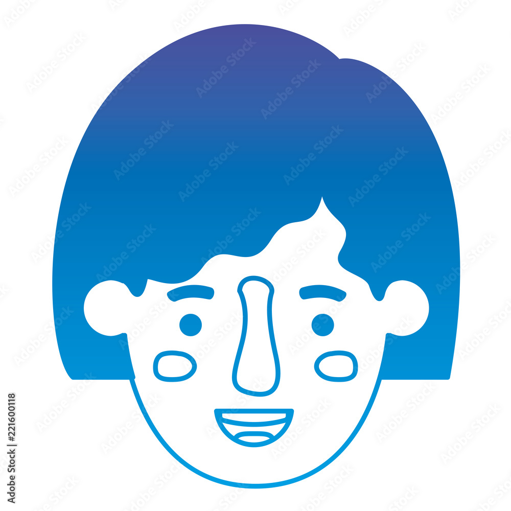 Obraz premium beautiful and young woman head