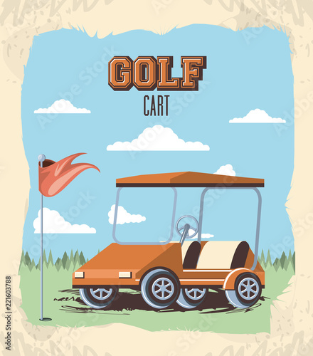 golf cart in the club