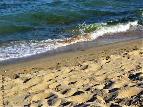 Wallpaper Mural Waves on a beach  Torontodigital.ca