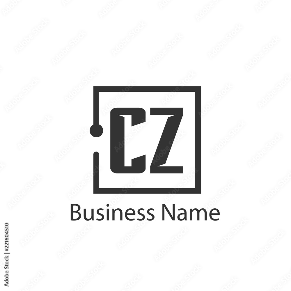 Initial Letter CZ Logo Template Design Initial Letter CZ Logo Template Design