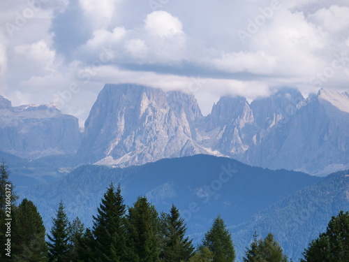 Dolomites  Alps in Italy in the Morning