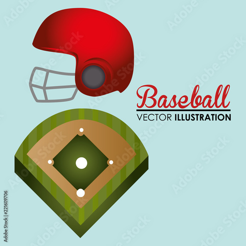 Wallpaper Mural baseball sport helmet icon Torontodigital.ca