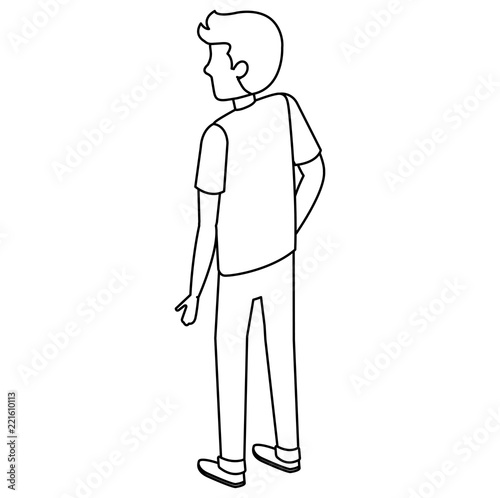young man avatar character