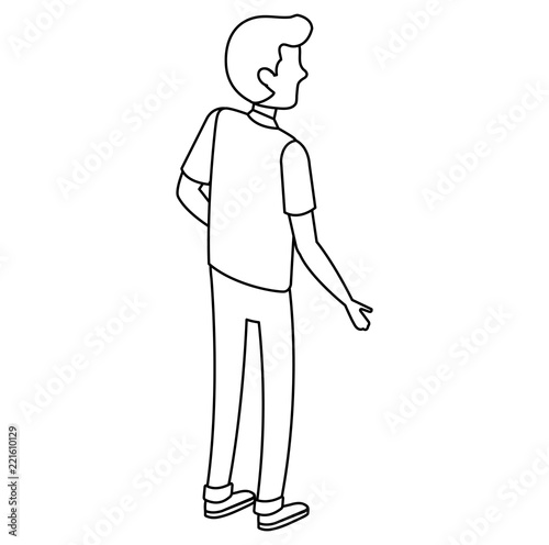 young man avatar character