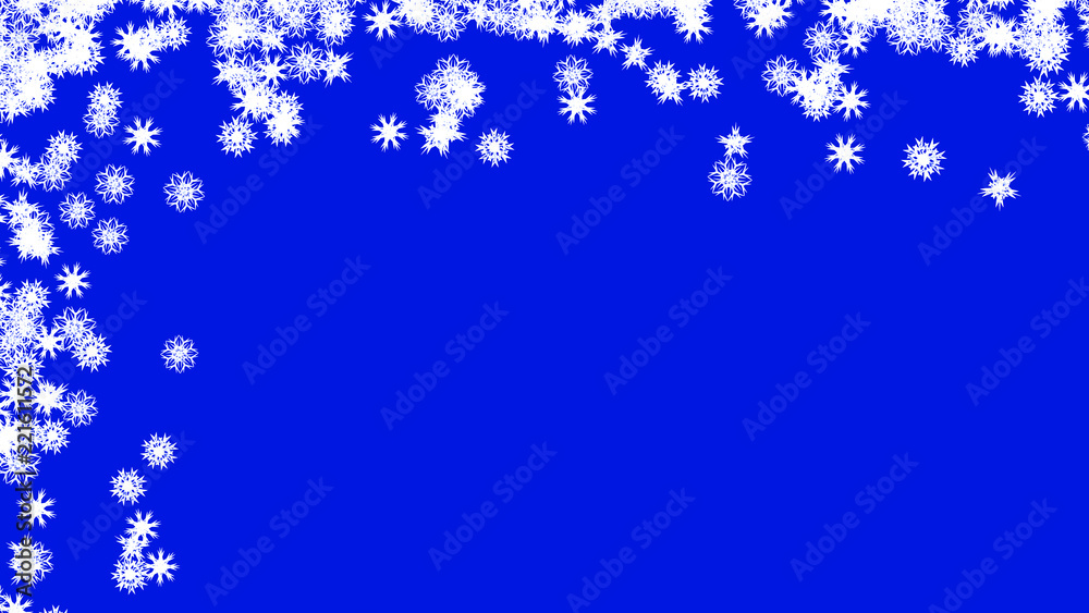 Abstract background with a variety of colorful snowflakes. Big and small. Abstract background with a variety of colorful snowflakes. Big and small.