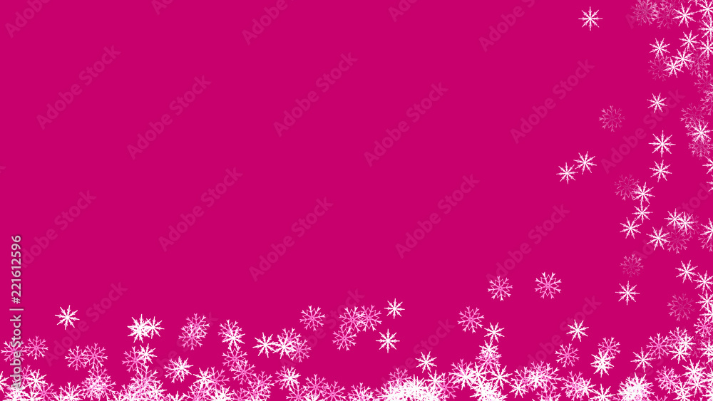 Abstract background with a variety of colorful snowflakes. Big and small. Abstract background with a variety of colorful snowflakes. Big and small.