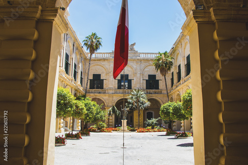 Canvas Print The Grandmaster's Palace, Malta
