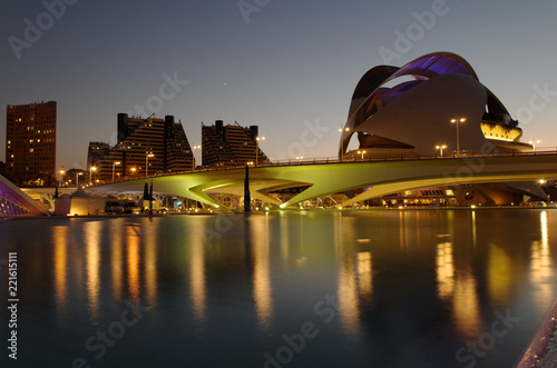 Valencia bei Nacht