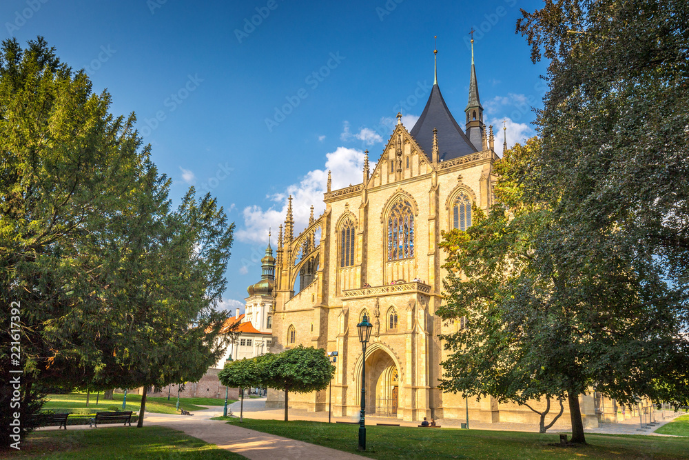 The Cathedral of St Barbara in Kutna Hora, Czech Republic, Europe.