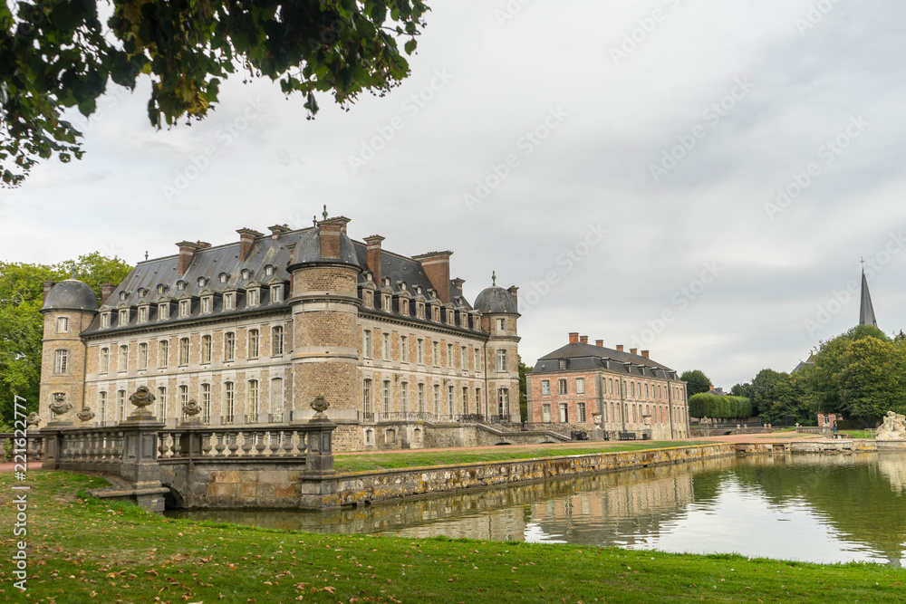 Beloeil castle and gardens, in Hainaut province, Belgium