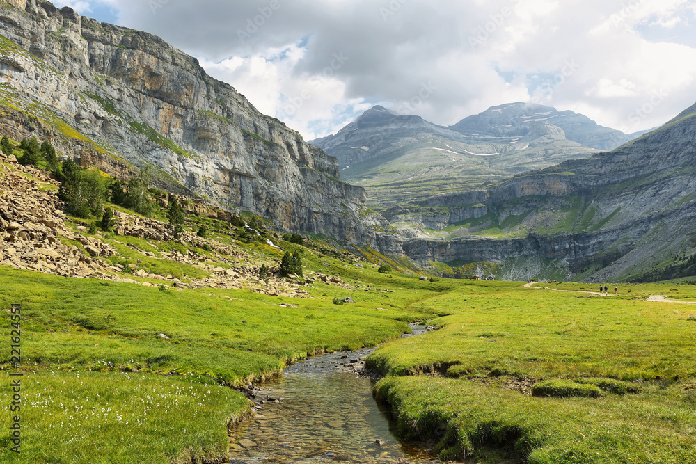 Naklejka premium Ordesa national park in Huesca, Spain