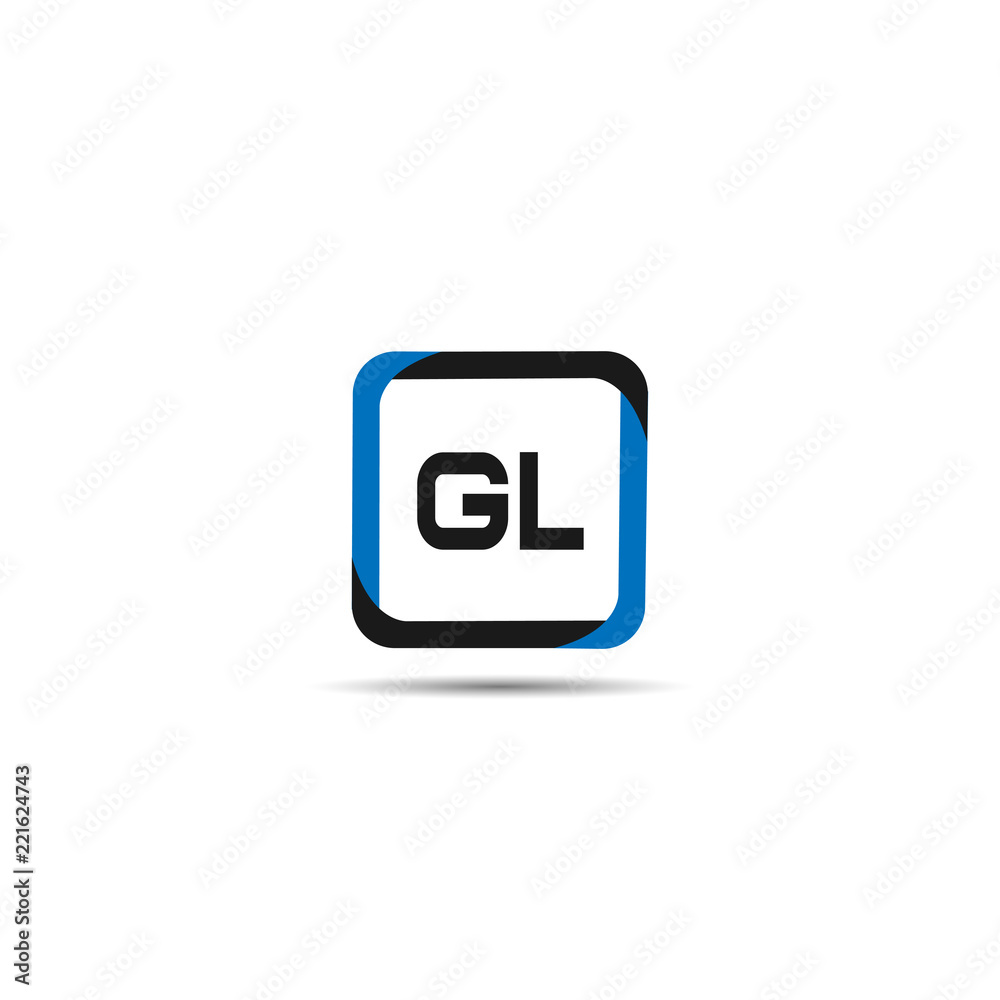 Initial Letter GL Logo Template Design Initial Letter GL Logo Template Design