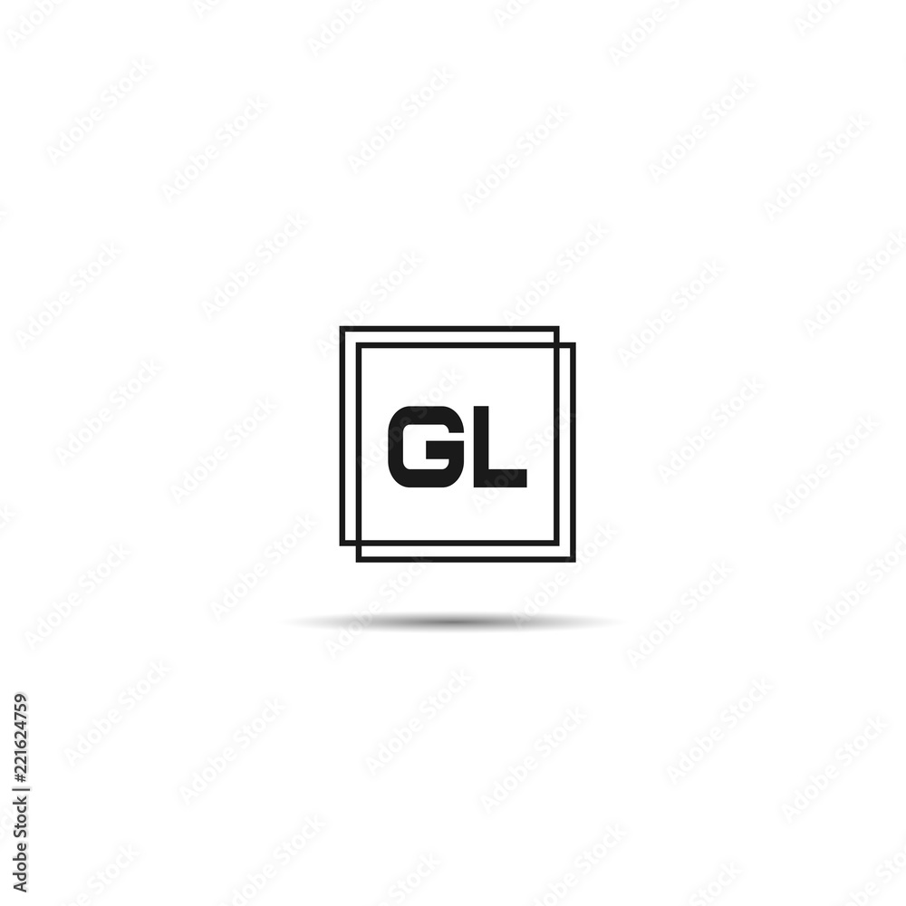 Initial Letter GL Logo Template Design Initial Letter GL Logo Template Design