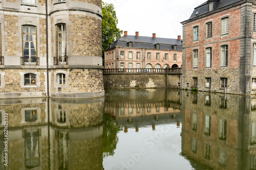 Beloeil castle and gardens, in Hainaut province, Belgium