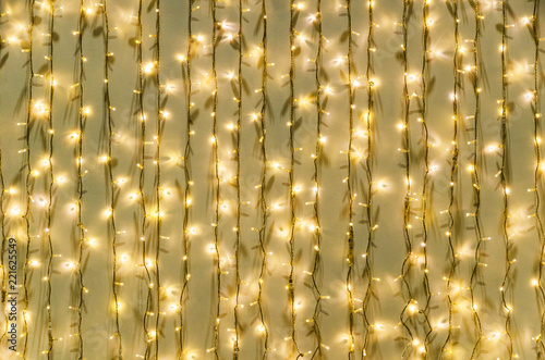 Fairy lights as an abstract background
