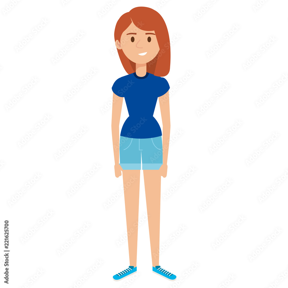 beautiful and young woman character beautiful and young woman character
