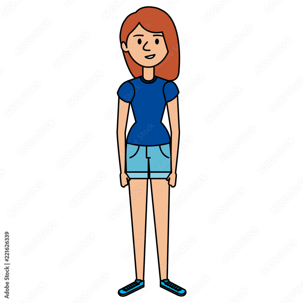 beautiful and young woman character beautiful and young woman character
