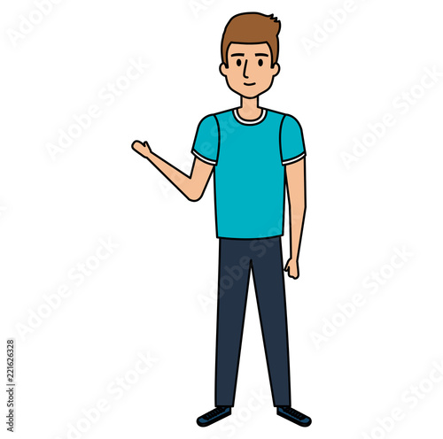 young man avatar character