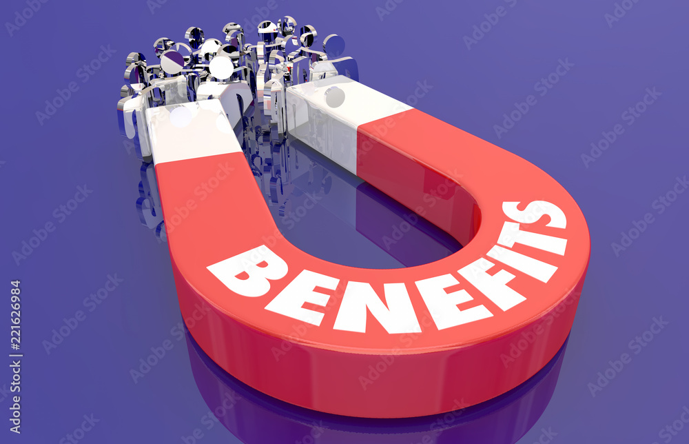 Benefits Perks Features Compensation Pulling People 3d