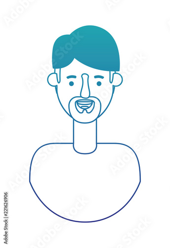 young man with beard avatar character