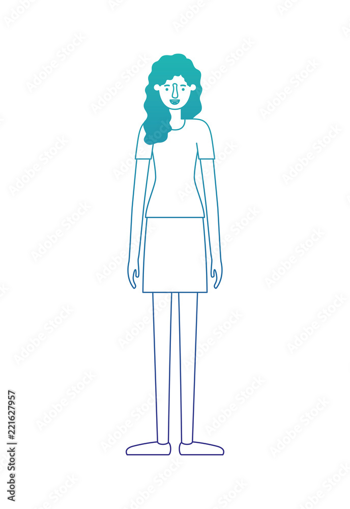beautiful and young woman character beautiful and young woman character