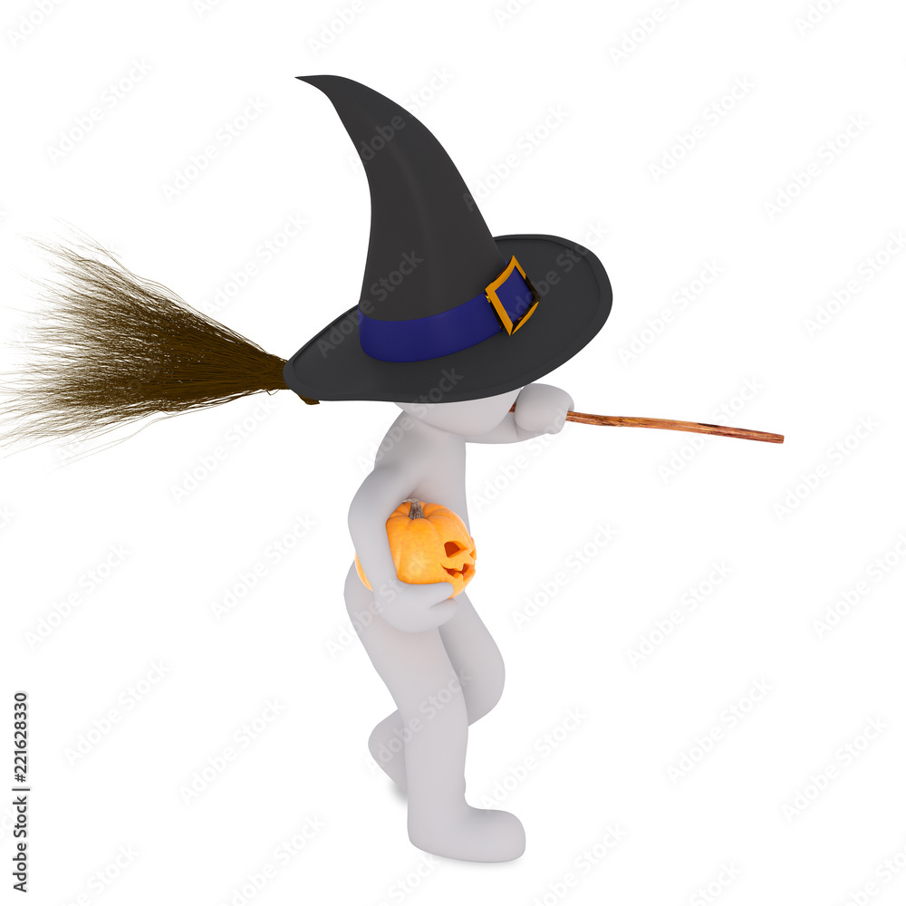 Obraz premium dressed as a witch