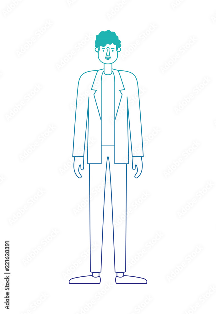 young man avatar character young man avatar character
