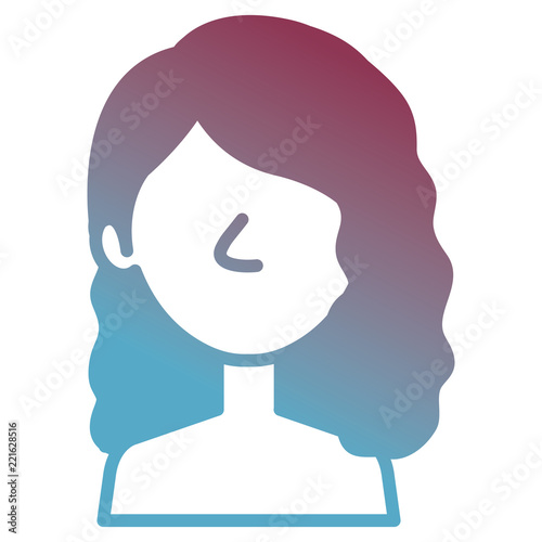 beautiful and young woman shirtless character