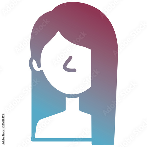 beautiful and young woman shirtless character