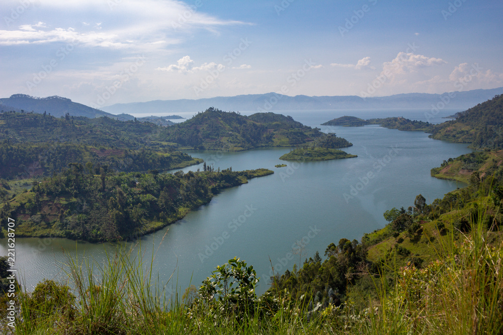 Lake Kivu in Rwanda Lake Kivu in Rwanda