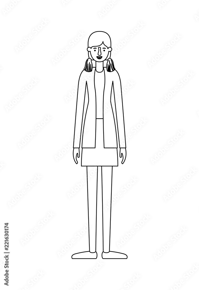beautiful and young woman character beautiful and young woman character