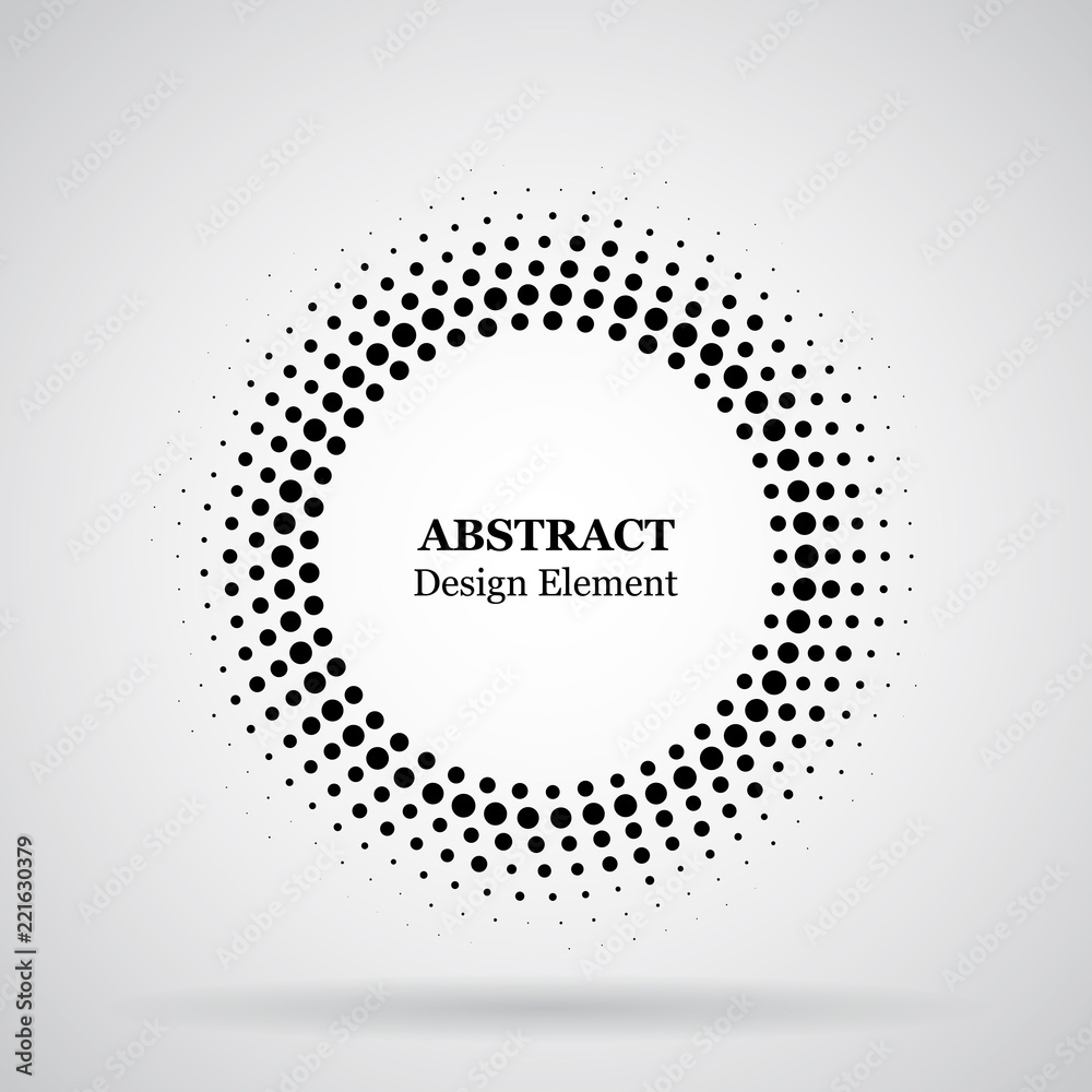 Halftone dotted background. Halftone effect vector pattern. Circle dots isolated on the white background.