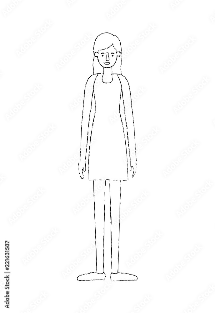 beautiful and young woman character beautiful and young woman character