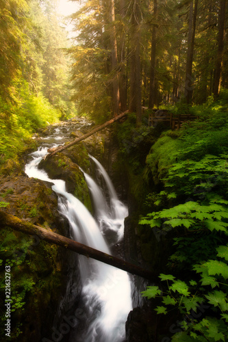 Sol Duc Falls in Olympic national Park