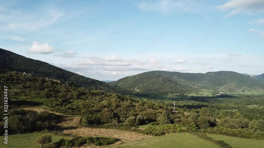 aerial view of meadow and forest in Pyrenees, Aude in the southern of France
aerial view of meadow and forest in Pyrenees, Aude in the southern of France