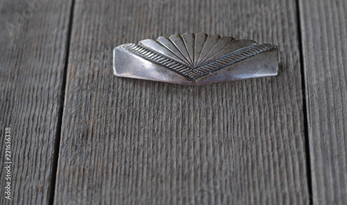 Принти на полотні Native American silver brooch