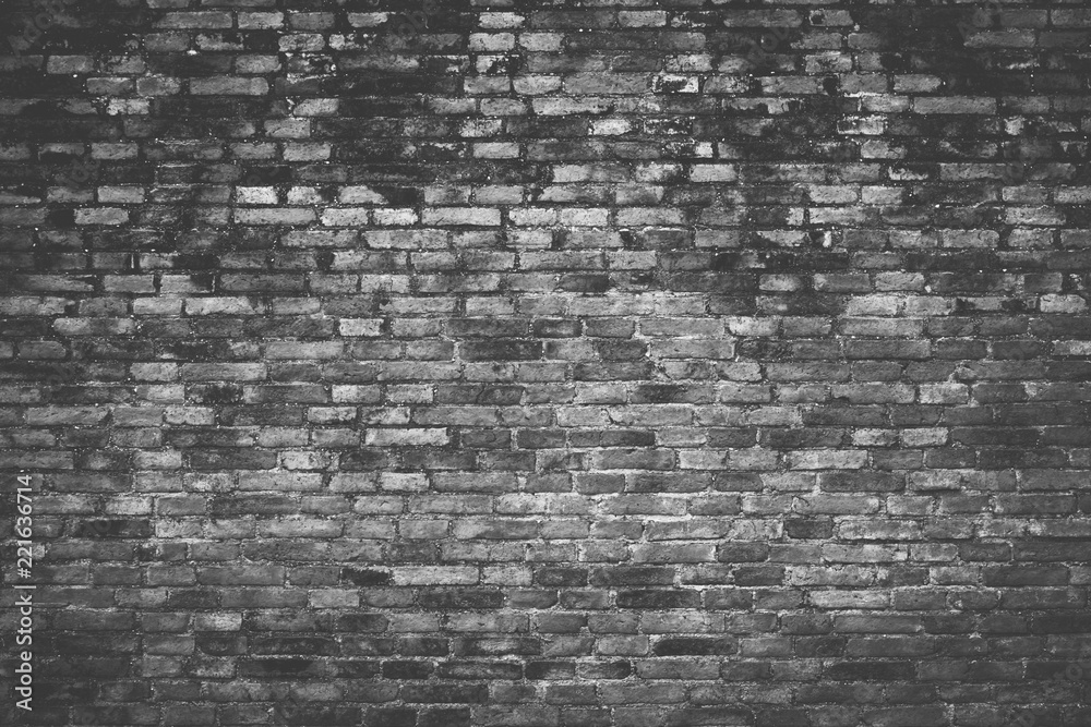 Brick wall back background
