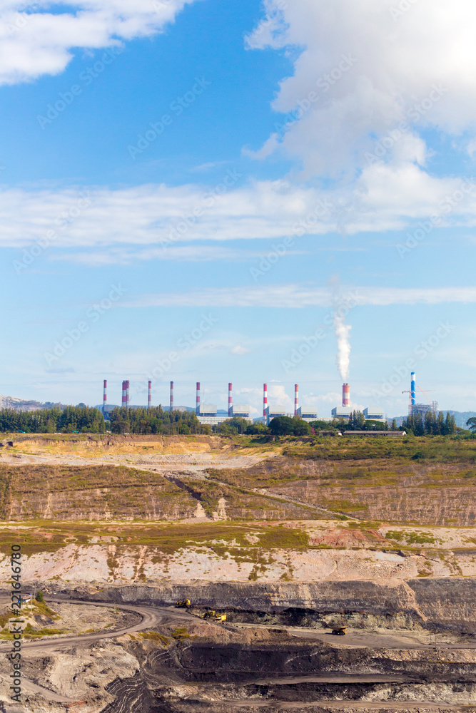 Heavy industrial coal powered electricity plant Heavy industrial coal powered electricity plant