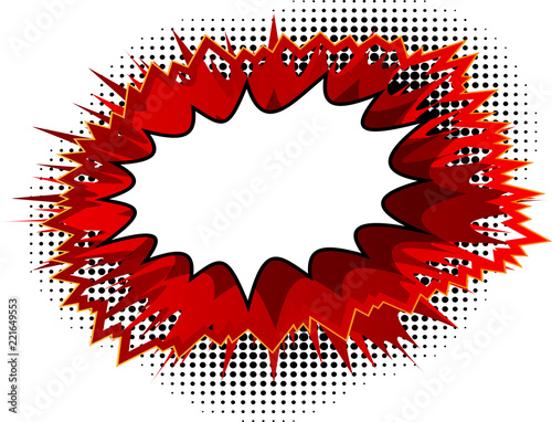 Vector illustrated cartoon, comic book style background.