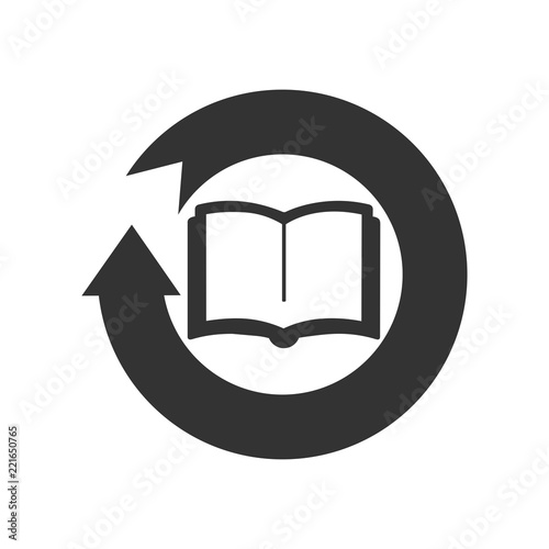 Повышение квалификации. Векторный значок.