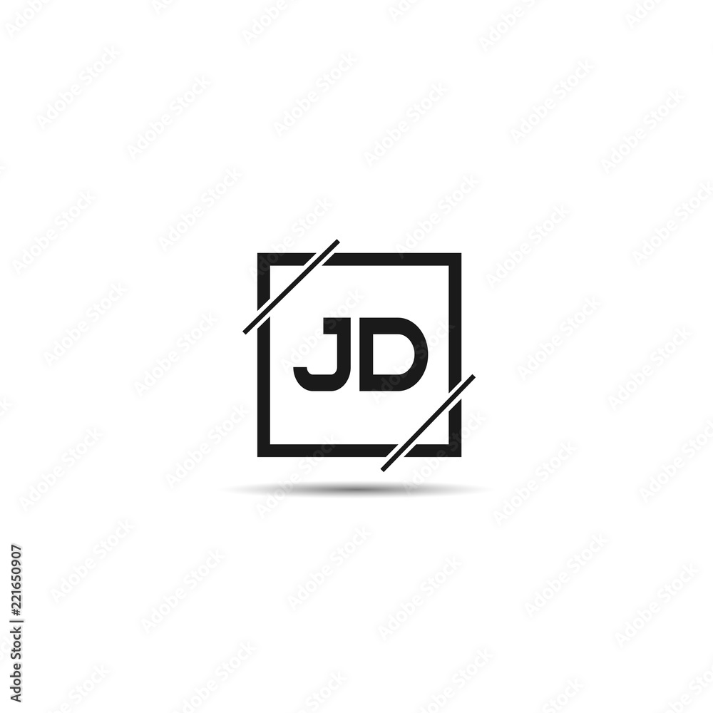 Initial Letter JD Logo Template Design Initial Letter JD Logo Template Design