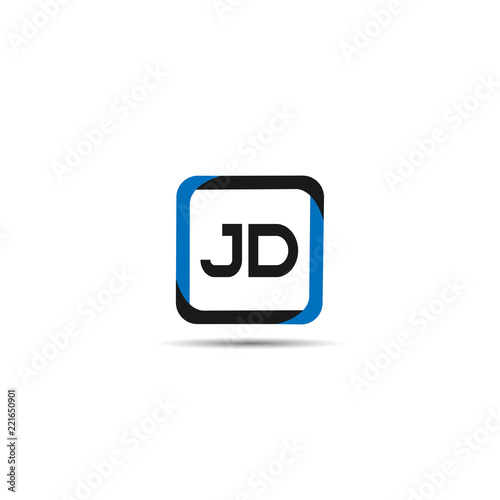 Initial Letter JD Logo Template Design