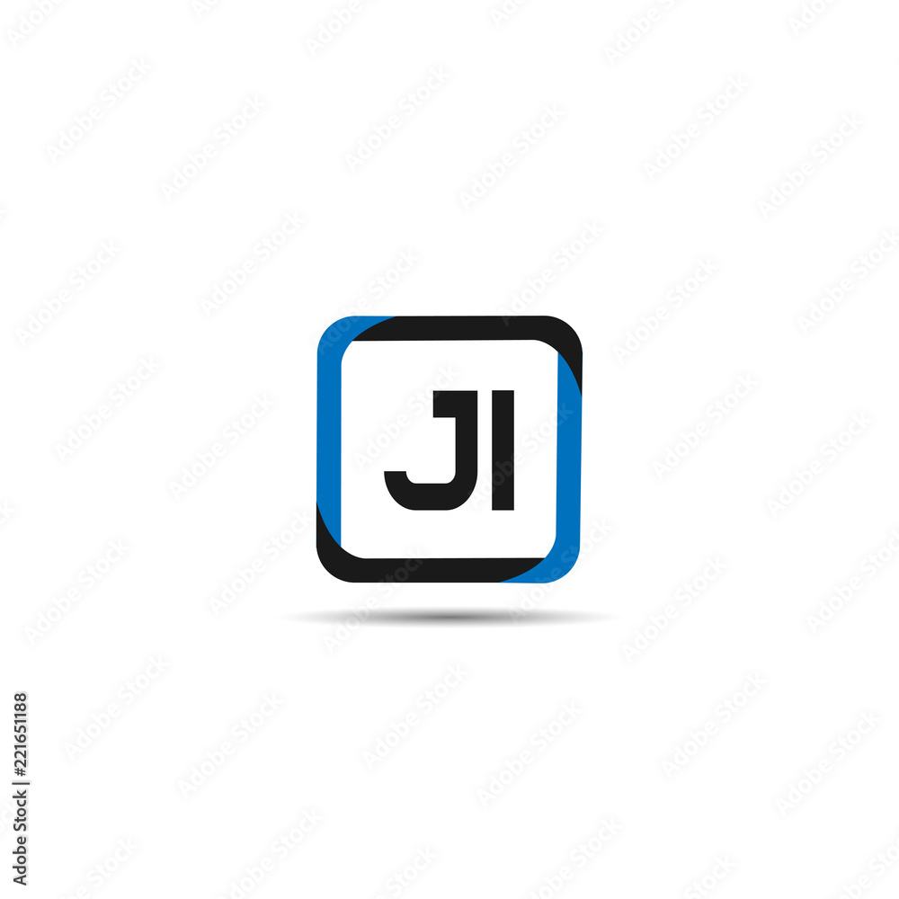 Initial Letter JI Logo Template Design Initial Letter JI Logo Template Design