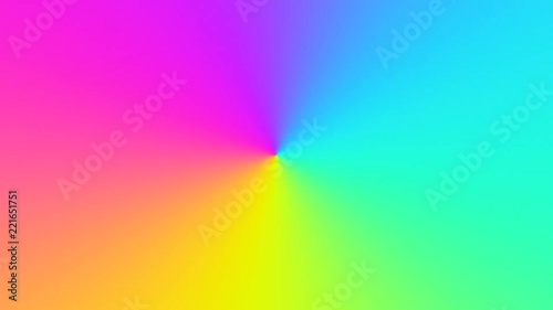 Soft color gradient spinning in a colorful rotating background with a seamless loop in high definition multicolor background motion video clip