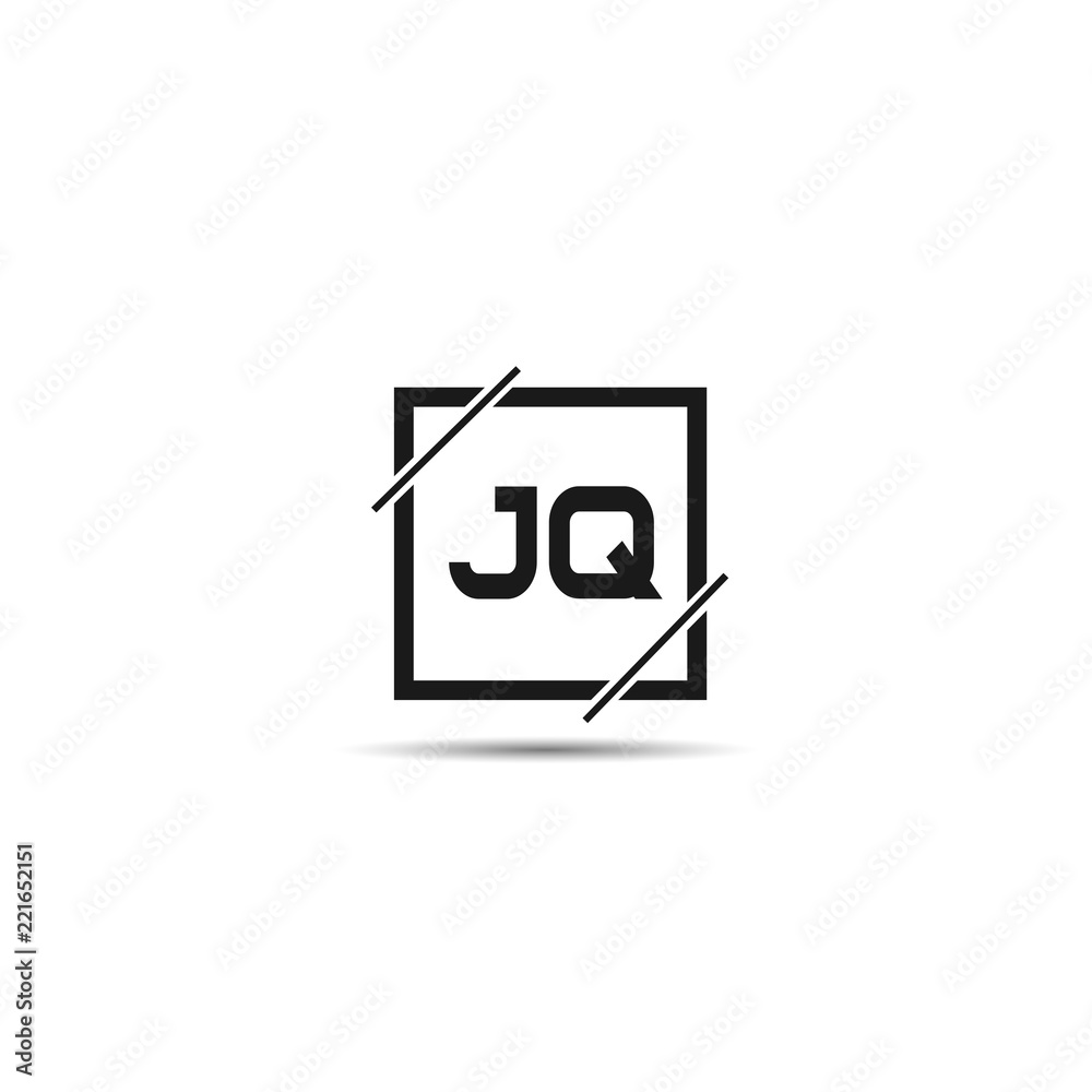 Initial Letter JQ Logo Template Design Initial Letter JQ Logo Template Design