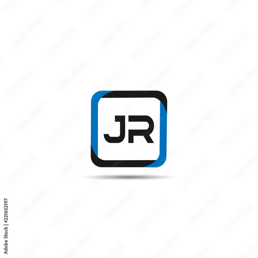 Initial Letter JR Logo Template Design Initial Letter JR Logo Template Design