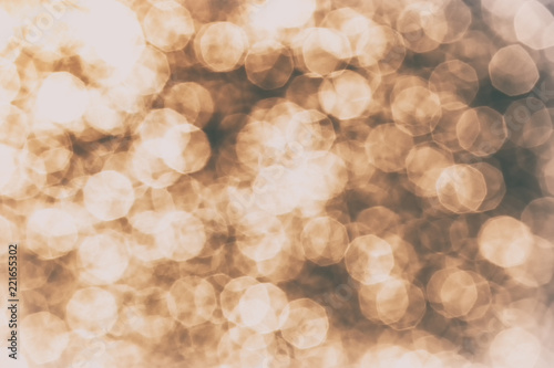 Fancy color of water in retro style with a light vignette, large defocused highlights of the river surface