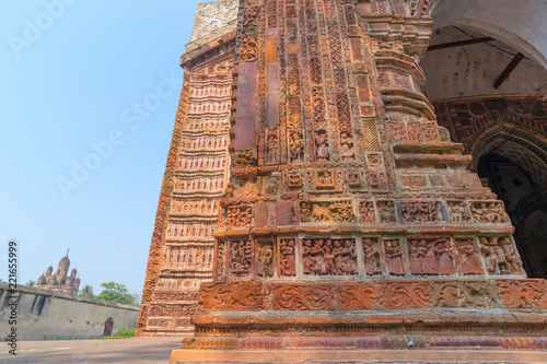 Krishna Chandra temple of Kalna, West Bengal, India photo