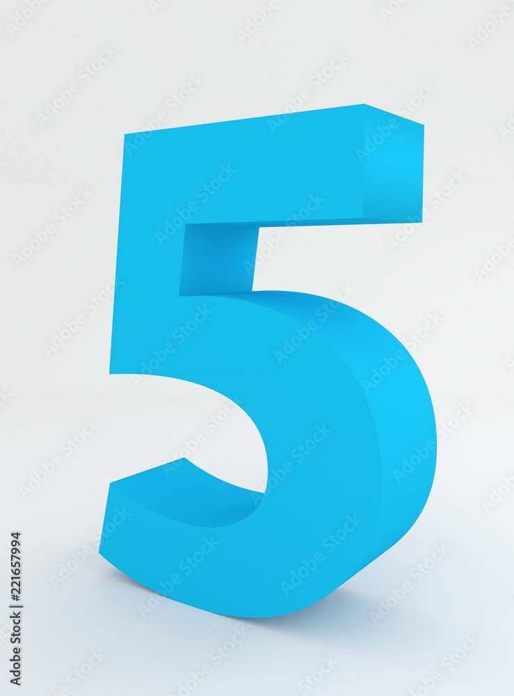 3D Numbers render 3D Numbers render