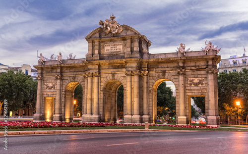 Puerta de Alcalá en Madrid, España